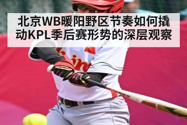 北京WB暖阳野区节奏如何撬动KPL季后赛形势的深层观察